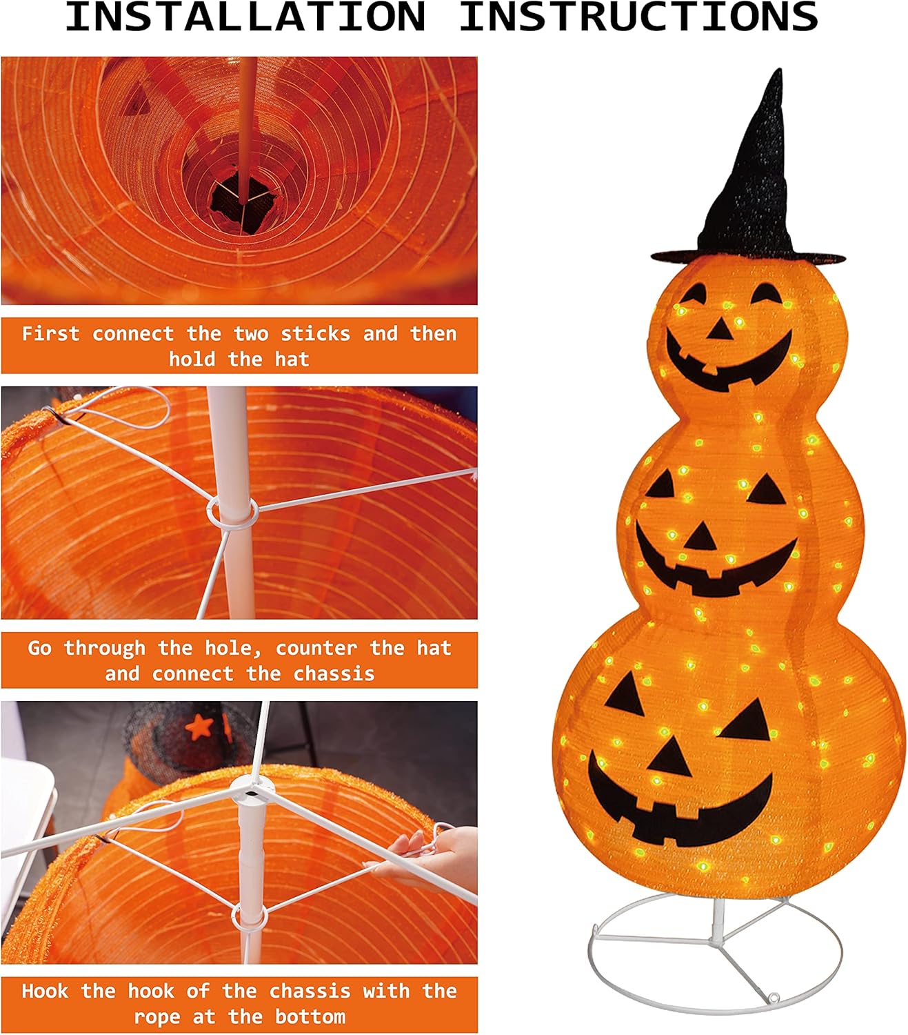 🔥Last Day Promotion 70% OFF🎃Halloween Collapsible Pumpkin Decorations