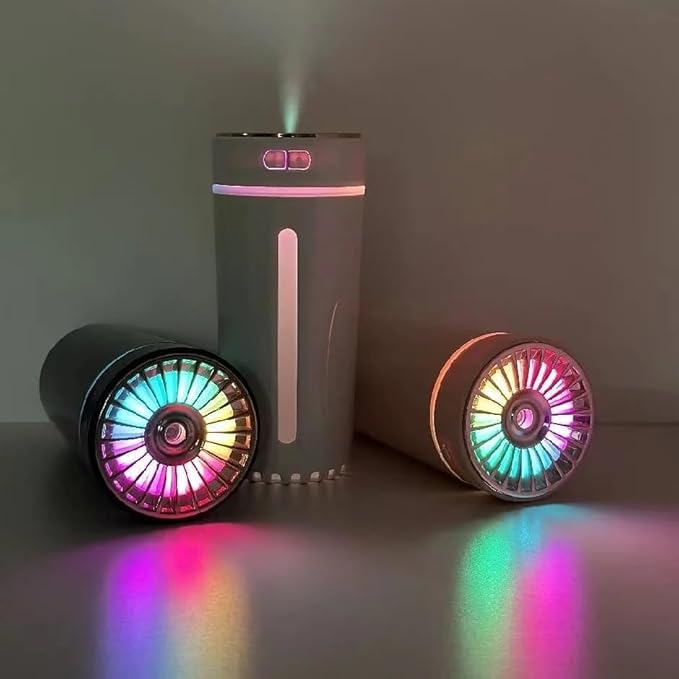 Tragbarer, leiser USB-Autodiffusor mit LED-Licht💦