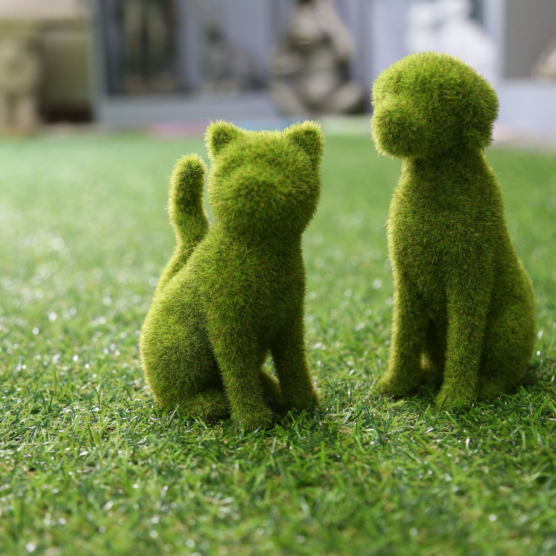 Garden Puppy Grass Decoration