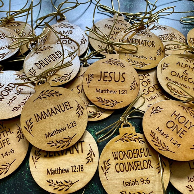 (🎁2024 New Year Hot Sale🎁)Names Of Jesus Ornaments (25 Pcs) (BUY 2 SAVE 10%)