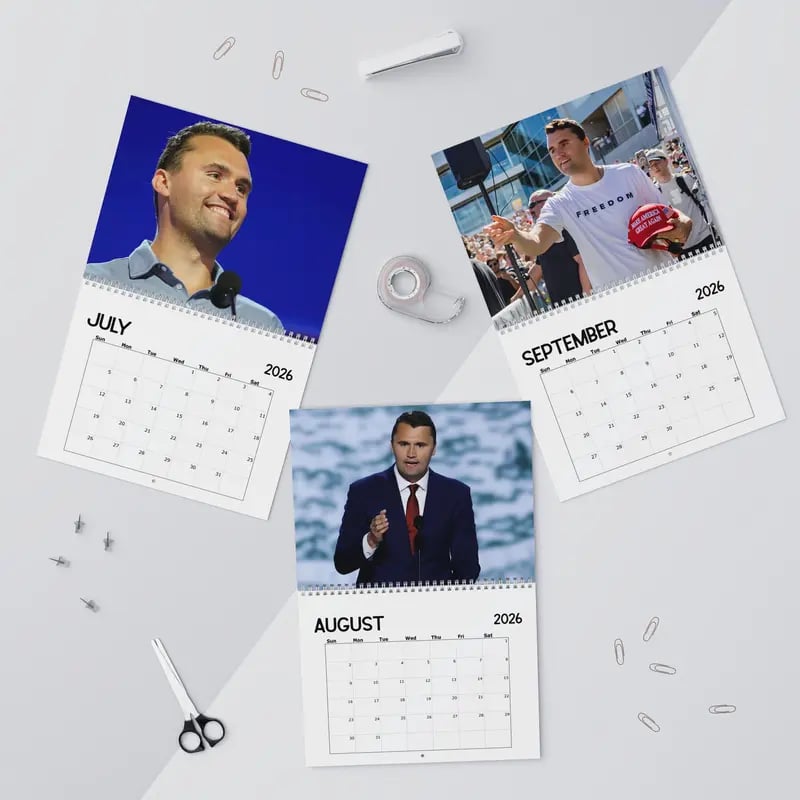 2026 Charliie Kirk Calendar & 🙏RIP Charlie Kirk🙏