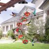 2024 New Charming Wind Chimes Hummingbird feeders Garden Decor