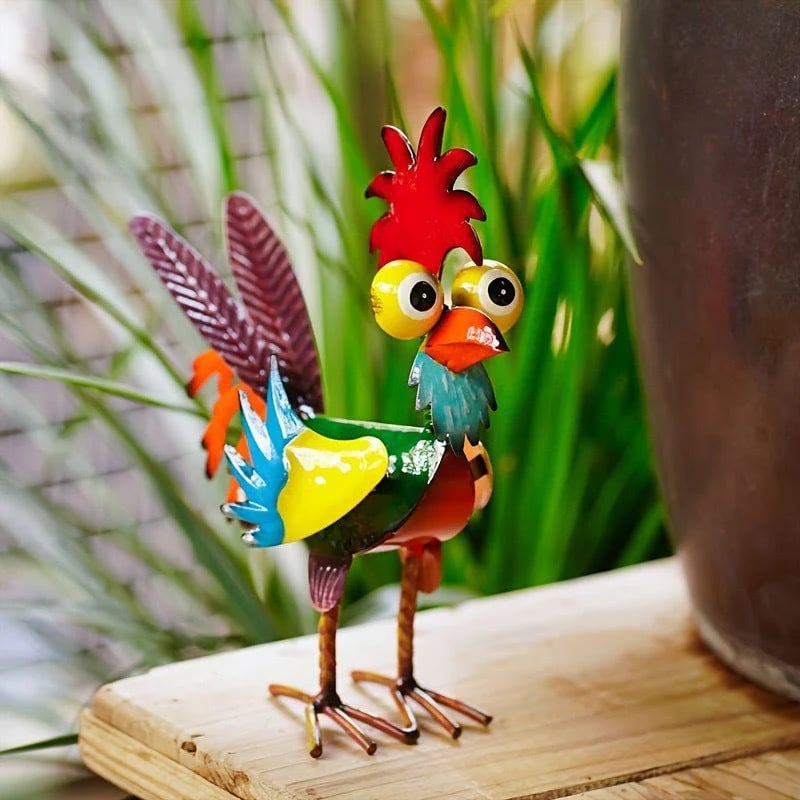 Metal-Rooster Outdoor Statue🐓