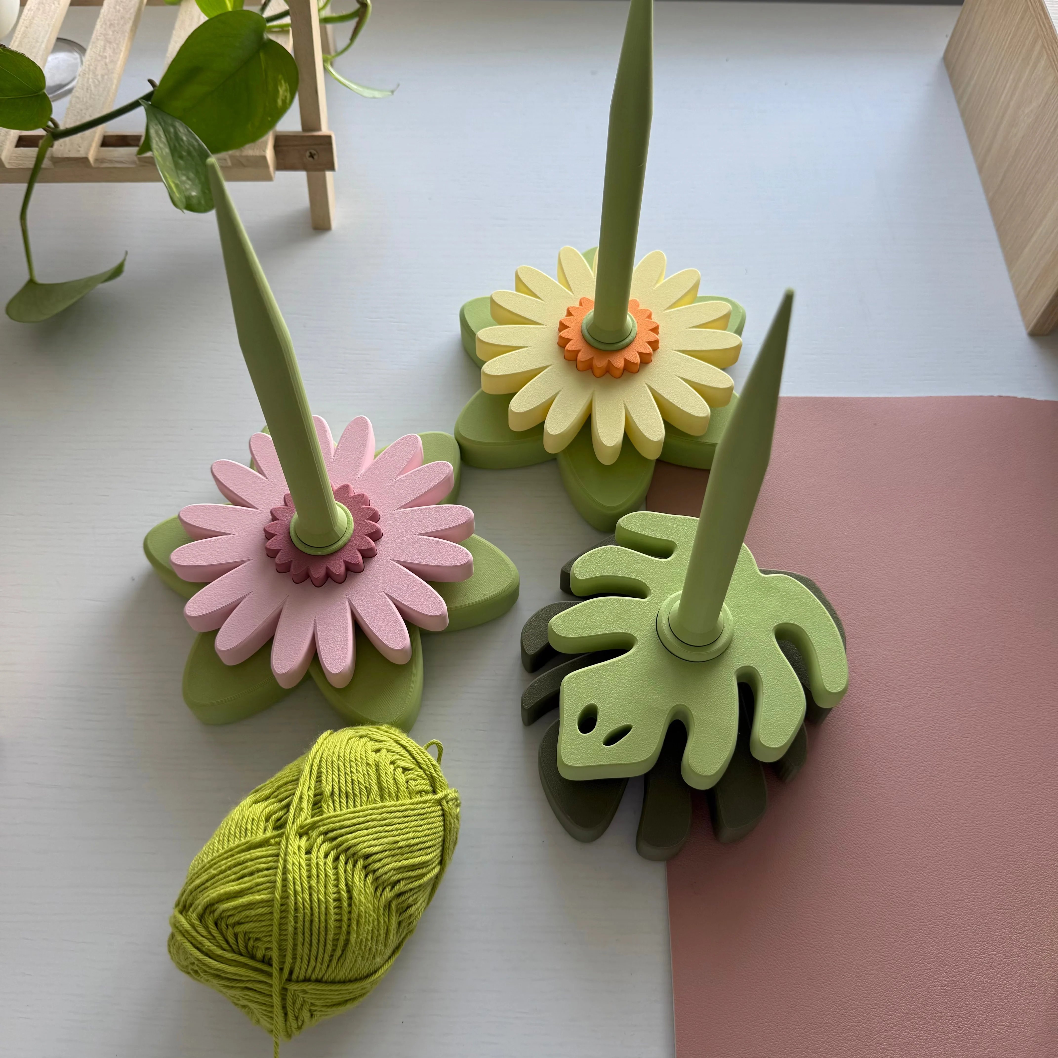 🔥Gerbera Spinner🔥Smooth, Tangle-Free Yarn Flow in Bloom! 🌼🧶
