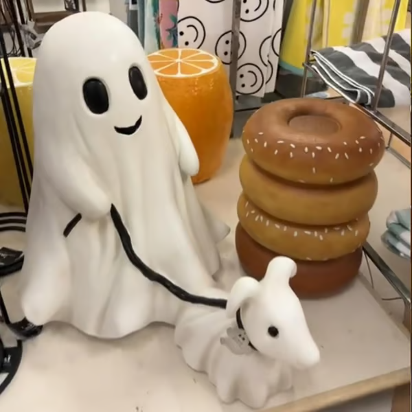 👻100% Handmade Ghost Walking Dog Statue(𝐒𝐦𝐢𝐭𝐡 𝐇𝐚𝐧𝐝𝐦𝐚𝐝𝐞®)