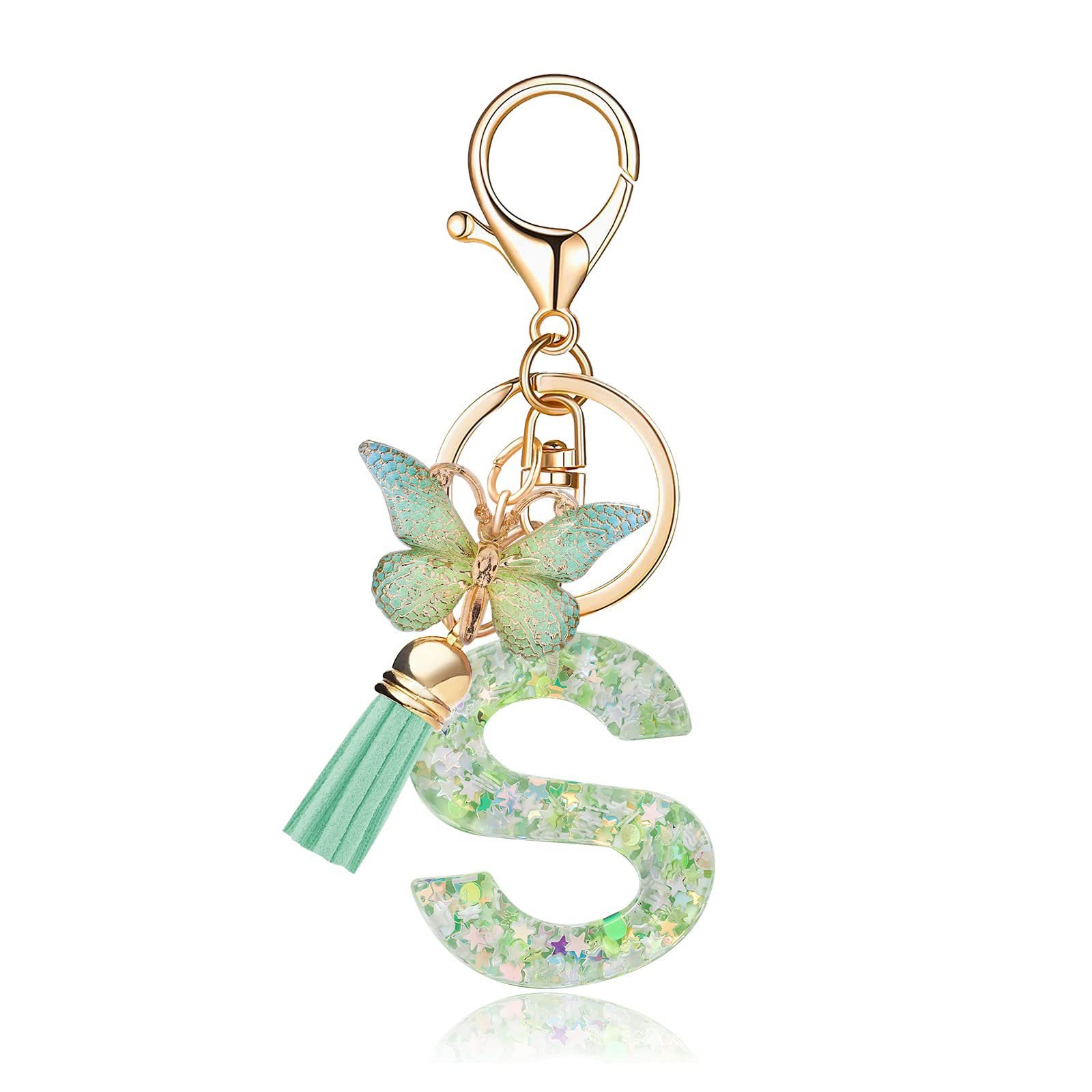 🎄TikTok Christmas Sale - 70% OFF🎄Initial Letter Keychains🦋