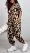 Women's V-neck Loose Casual Jumpsuit
