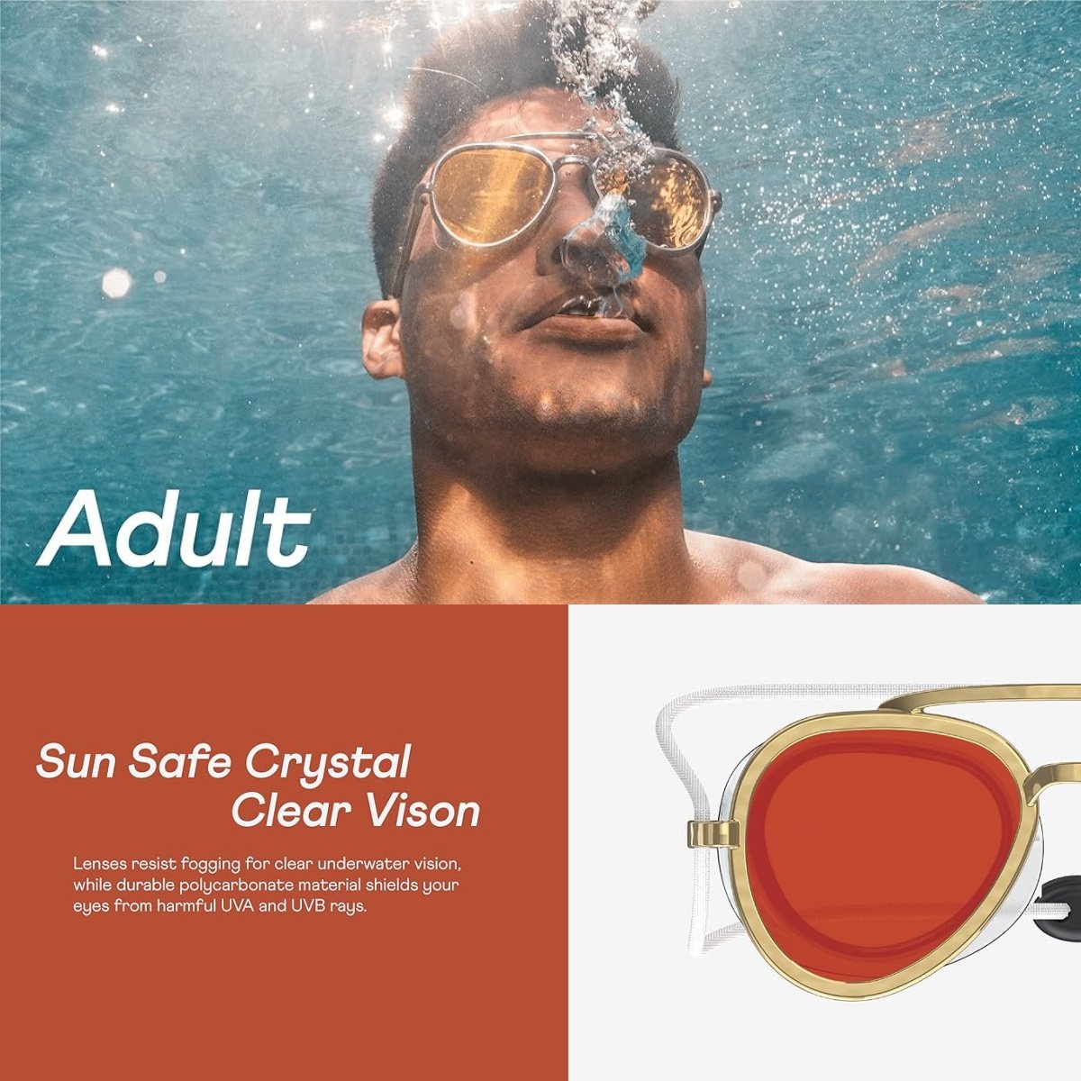 🎁TikTok Last Day Sale - 70% OFF🎉 Adult Sunny G Mariner Mirrored Goggles💦