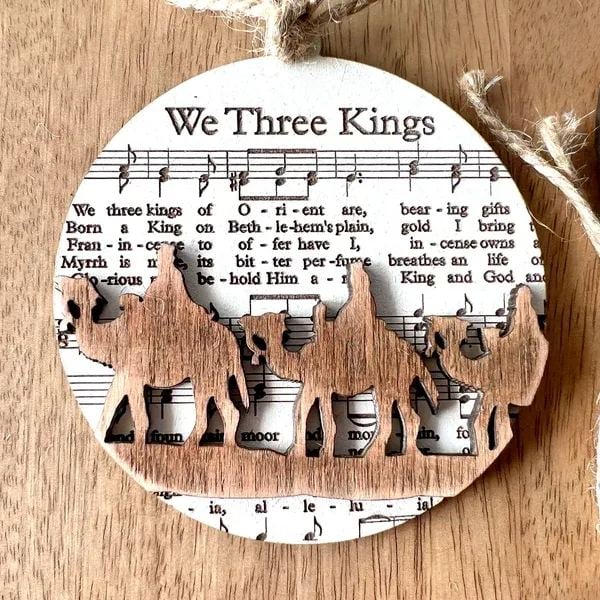 🔥Early Christmas Pre-Sale-49% OFF🎵-Music Sheet Nativity Ornament