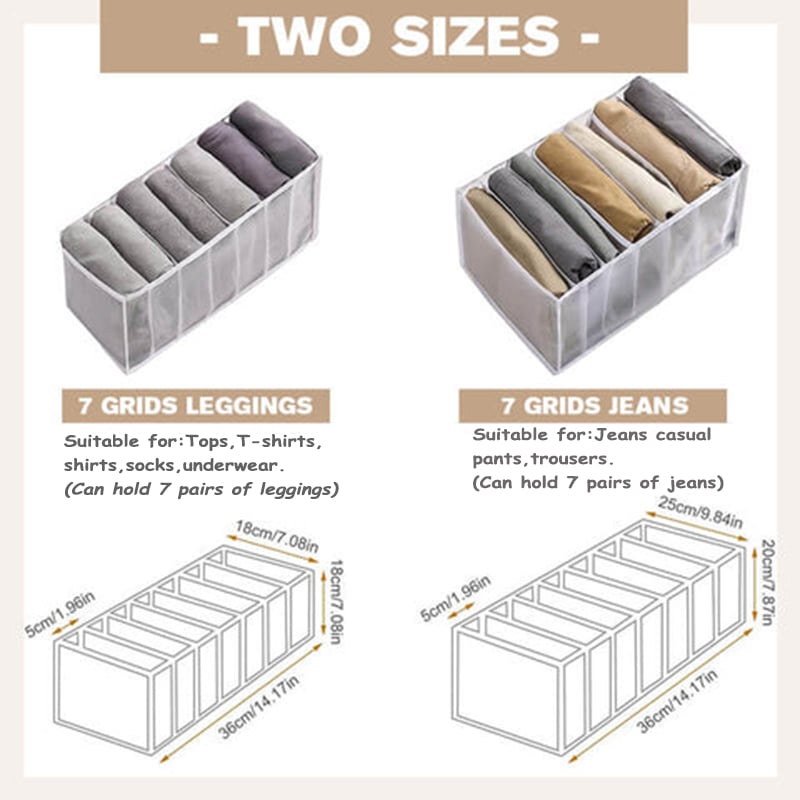 🔥Christmas Sale - 49% OFF🔥Wardrobe Clothes Organizer and Storage Baskets -  Buy 6+ Get Extra 20% OFF & Free shipping