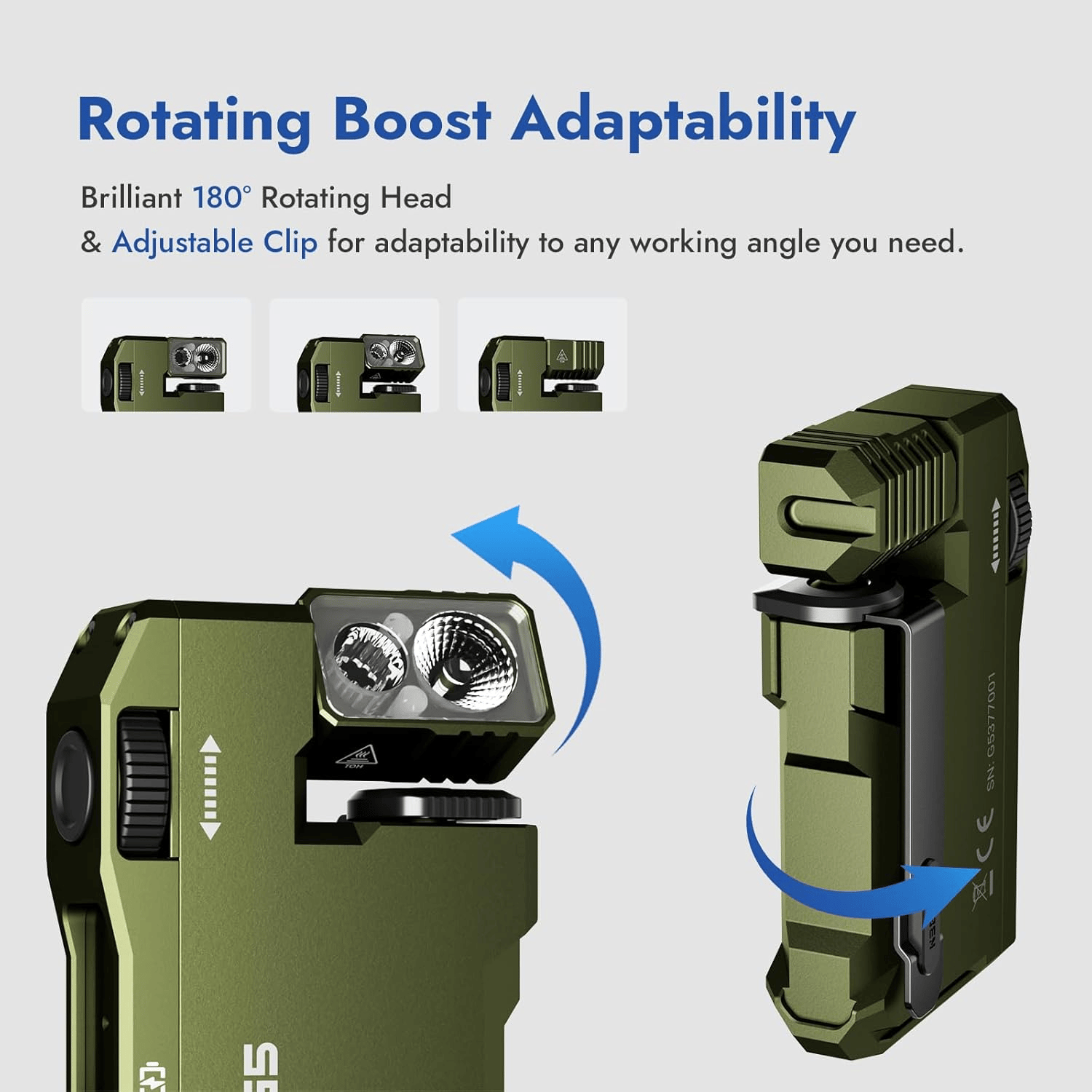 G5 Rechargeable EDC Flashlight