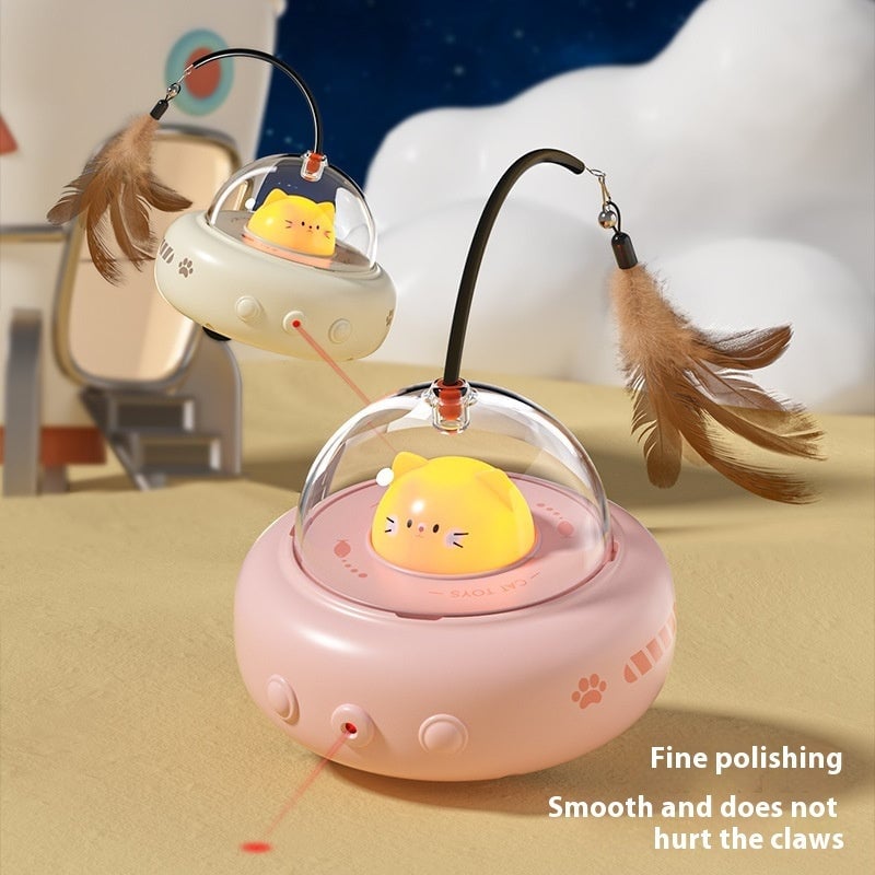 🔥Last Day Promotion 70% OFF🔥Smart Electric UFO Cat Teaser Toy