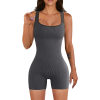 [Last Day Promotion 49% OFF] Seamless Square Neck One Piece Sport Romper Or Jumpsuit
