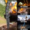 Embossed folding knife mountaineering portable camping knife for self-defense