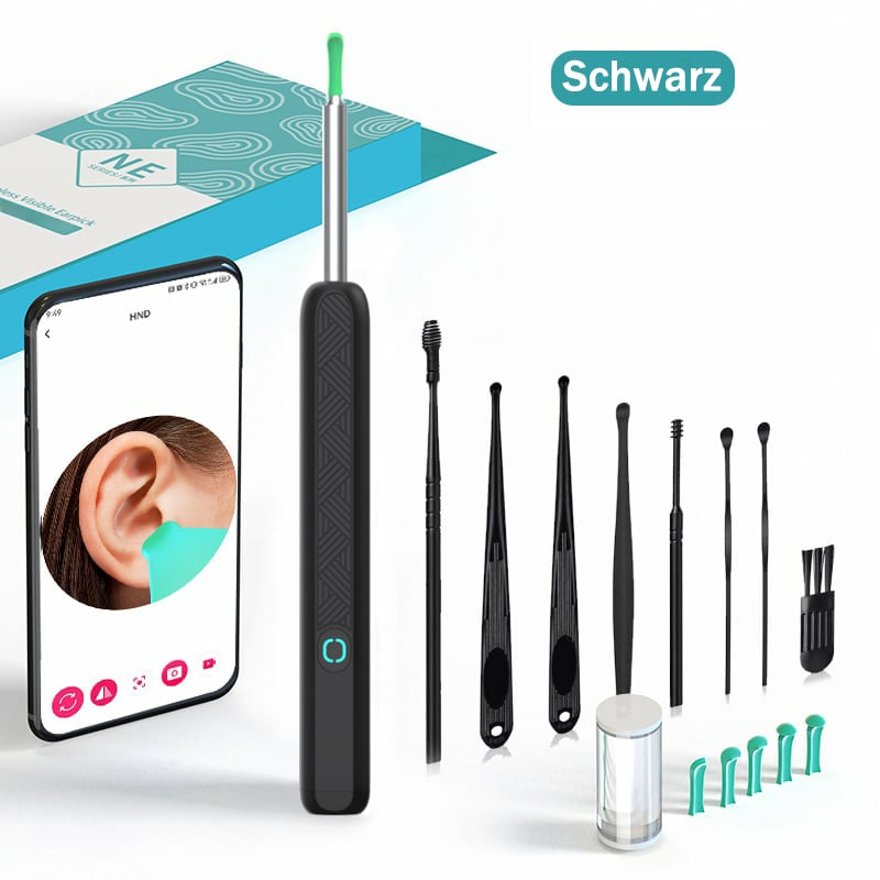 👂Kabellose endoskopische Ohrlöffel (Achtteiliges Set)