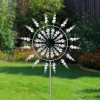 🔥 Celebrate July 4th with 50% OFF! Nordic Metal Wind Spinner Garden Yard Decor – Outdoor Iron Art Windmill Stake for Patio & Lawn Decoration