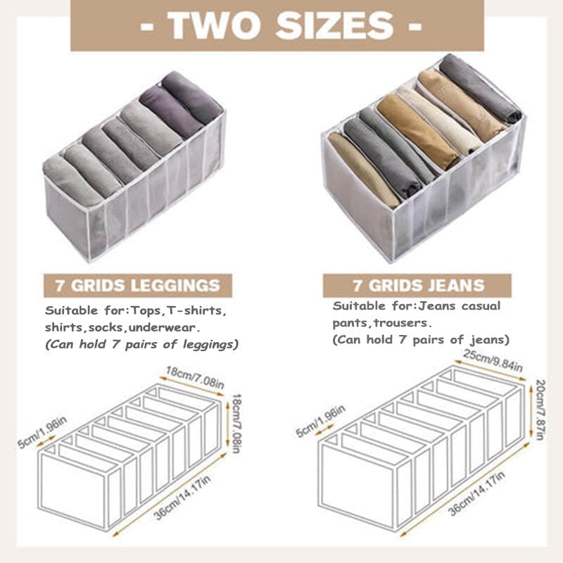 Last Day 50% OFF- Wardrobe Clothes Organizer- Buy 6 get Extra 15% OFF