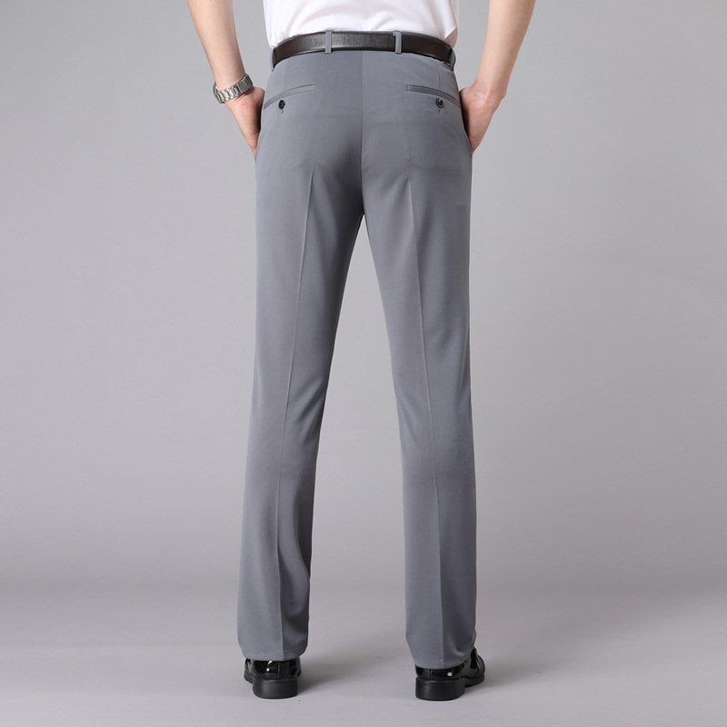 (🌲Early Christmas Sale- 50% OFF) Men‘s Ice Silk Suit Pants - Buy 2 Free Shipping