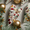 DIY herzförmiges handgesticktes Weihnachtsornament
