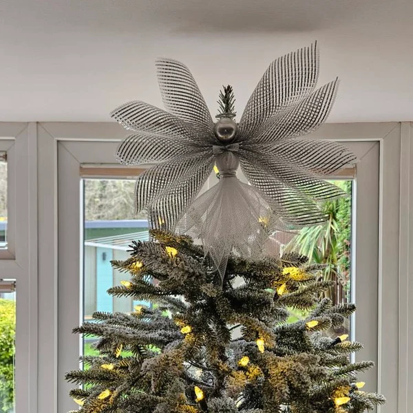 Angel Christmas Decoration - Perfect for Tree Top, Wall, Door, and Window