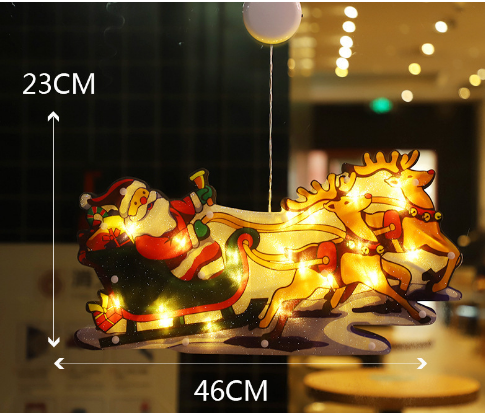 🔥Last Day Sale - 🎄Led christmas themed festive ambience decoration lights with suction cups