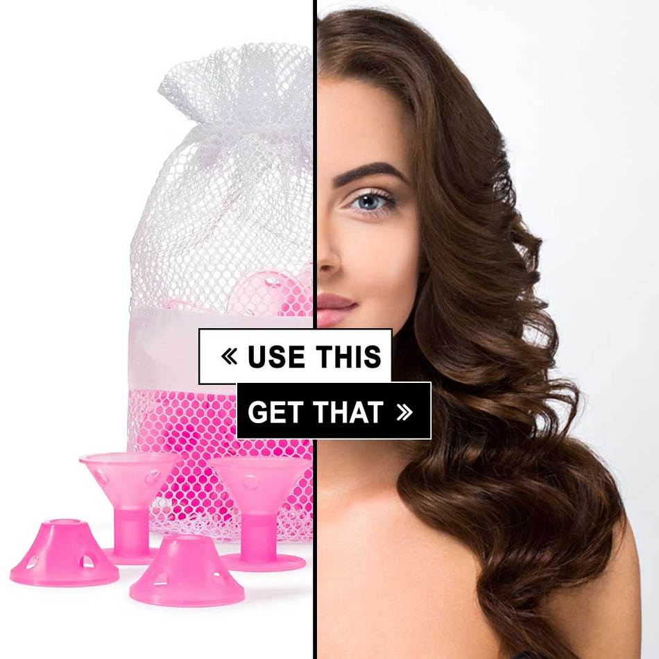 New Year Hot Sale 50% OFF - Heatless Hair Curlers (10 pcs) - Buy 4 Free Shipping now