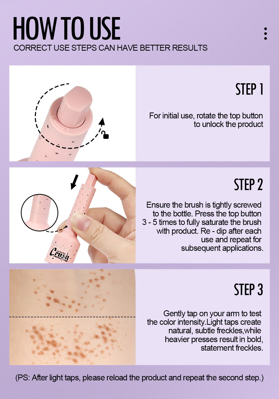 🎁TikTok Last Day Sale - 70% OFF🔥faux freckle stamp - natural-looking