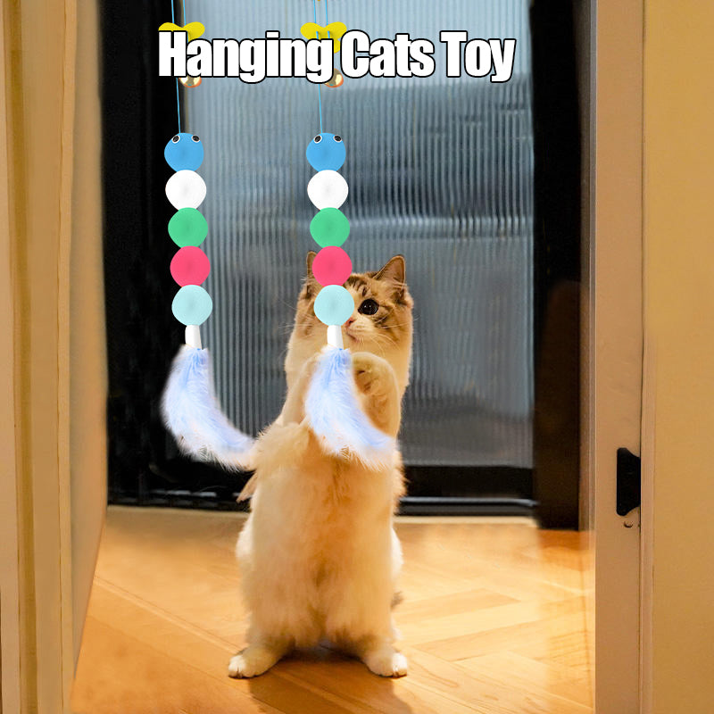 ⚡⚡Last Day Promotion 50% OFF - Hanging Bouncing Cats Toy(🔥Buy 5 get 8 Free & Free Shipping)