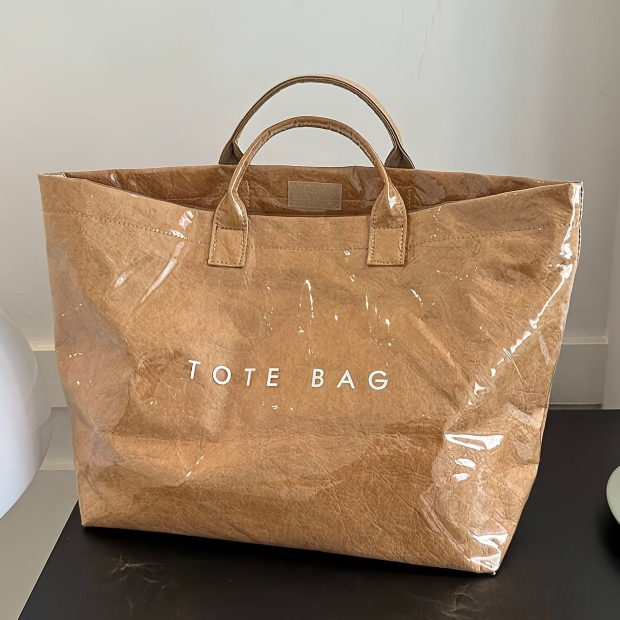 🔥Damen-Einkaufstasche mit Buchstaben-Print👜