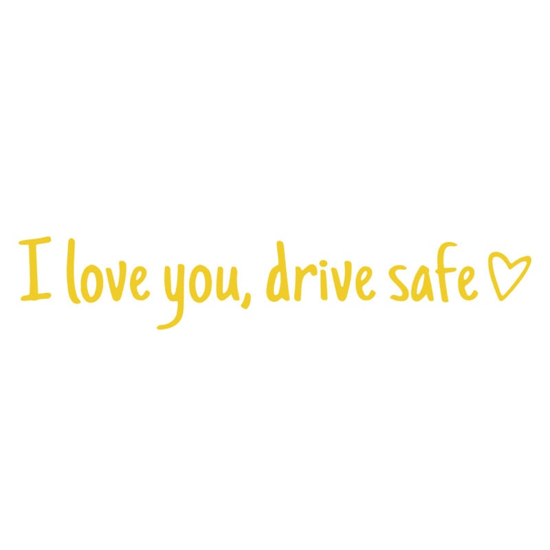 🔥Last Day Promotion 50% OFF🔥I love you, drve safe Sticker(3pcs)