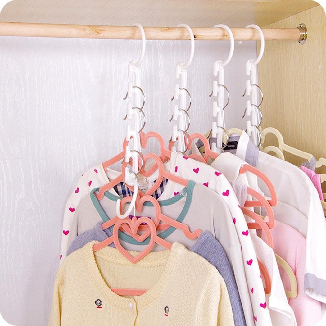 Space Saving Hanger Magic Clothes Hanger with Hook Closet Organizer