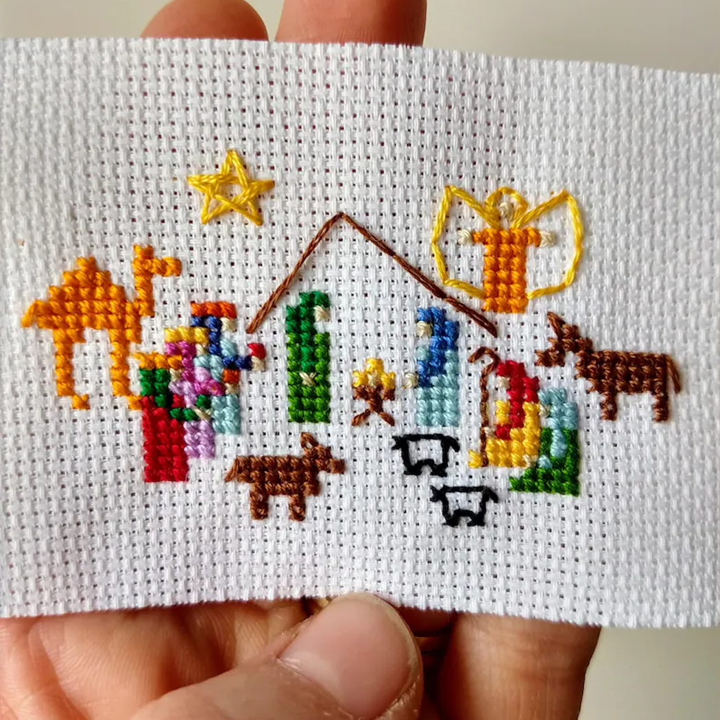 Nativity Cross Stitch DIY Kit⛪