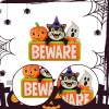 🎁TikTok Last Day Sale - 70% OFF🎃👻Halloween Lighted Blow Mold Vintage BEWARE Pumpkin Black Cat Ghost