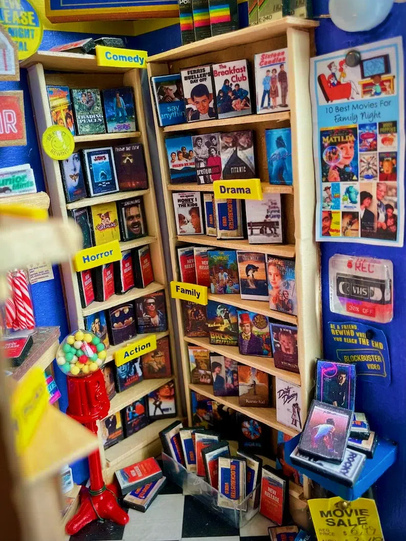 Blockbuster Video Rental Booknook - 🎁Buy 2 FREE SHIPPING