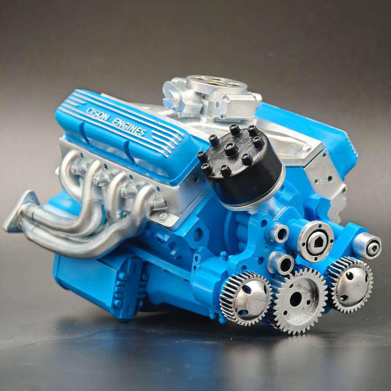NEW Benzin OHV V8 Kleinblock-Motor Modellkits 4-Takt 44cc wassergek??hlt