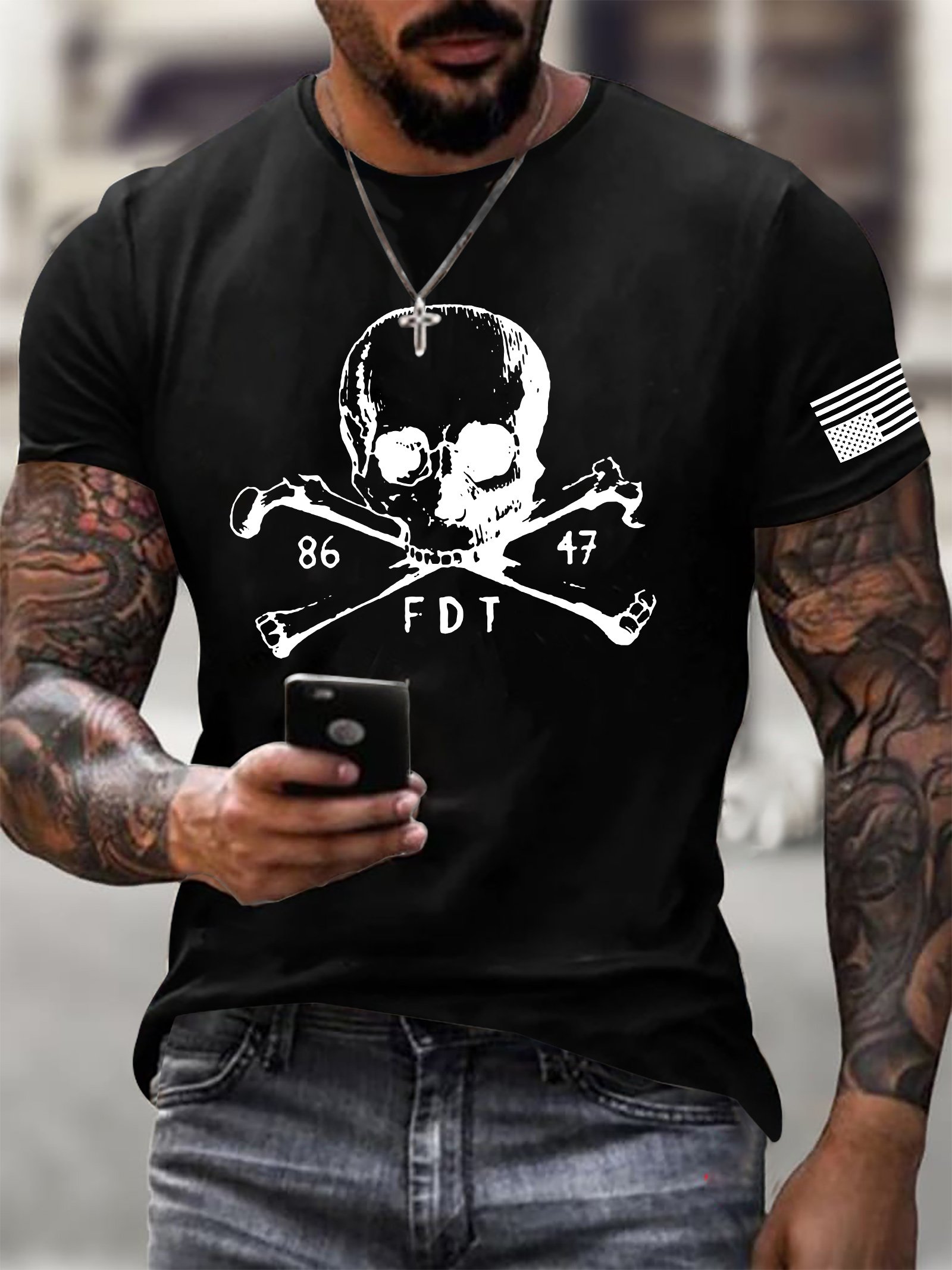 Men's FDT 8647  Printing T Shirt