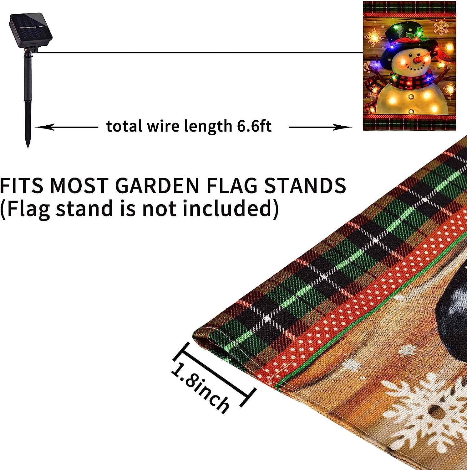 🎄Early Christmas Sale 49% OFF - Christmas LED Garden Flags