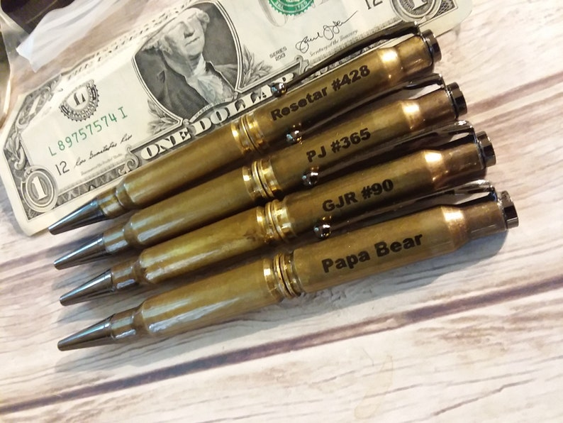 ✒️Personalized Pen Made From Real 308 Caliber Bullets From Battlefield (Buy 2 Free Shipping)