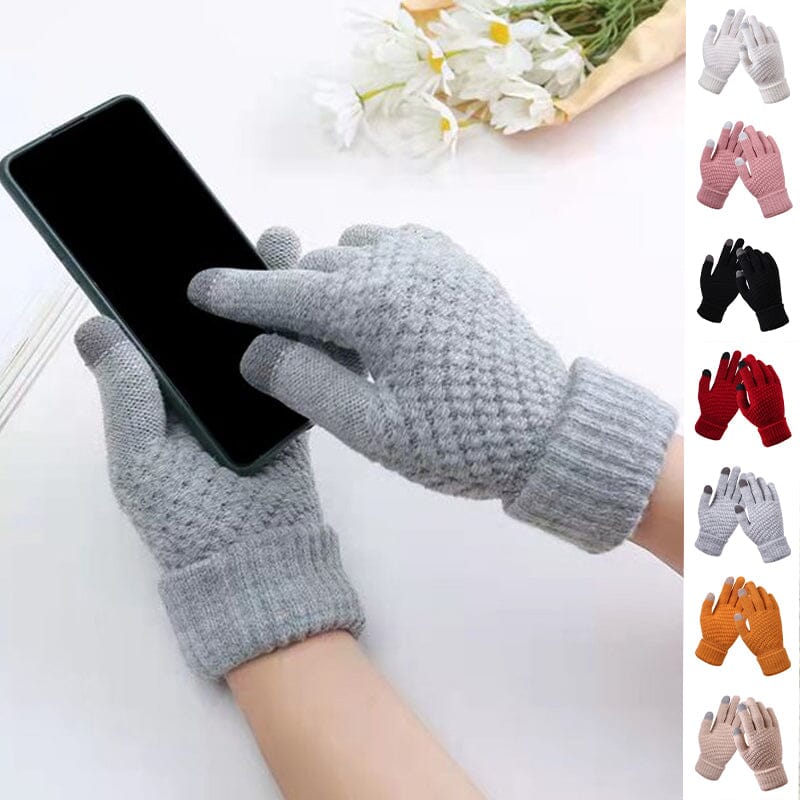 (🔥LAST DAY PROMOTION - SAVE 49% OFF)Jacquard Thick Touch Screen Gloves-Buy 4 Get Extra 25% OFF