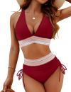 🔥Last Day Promotion 70% OFF💥2025 High Waisted Tummy Control Color Block Bikini Sets