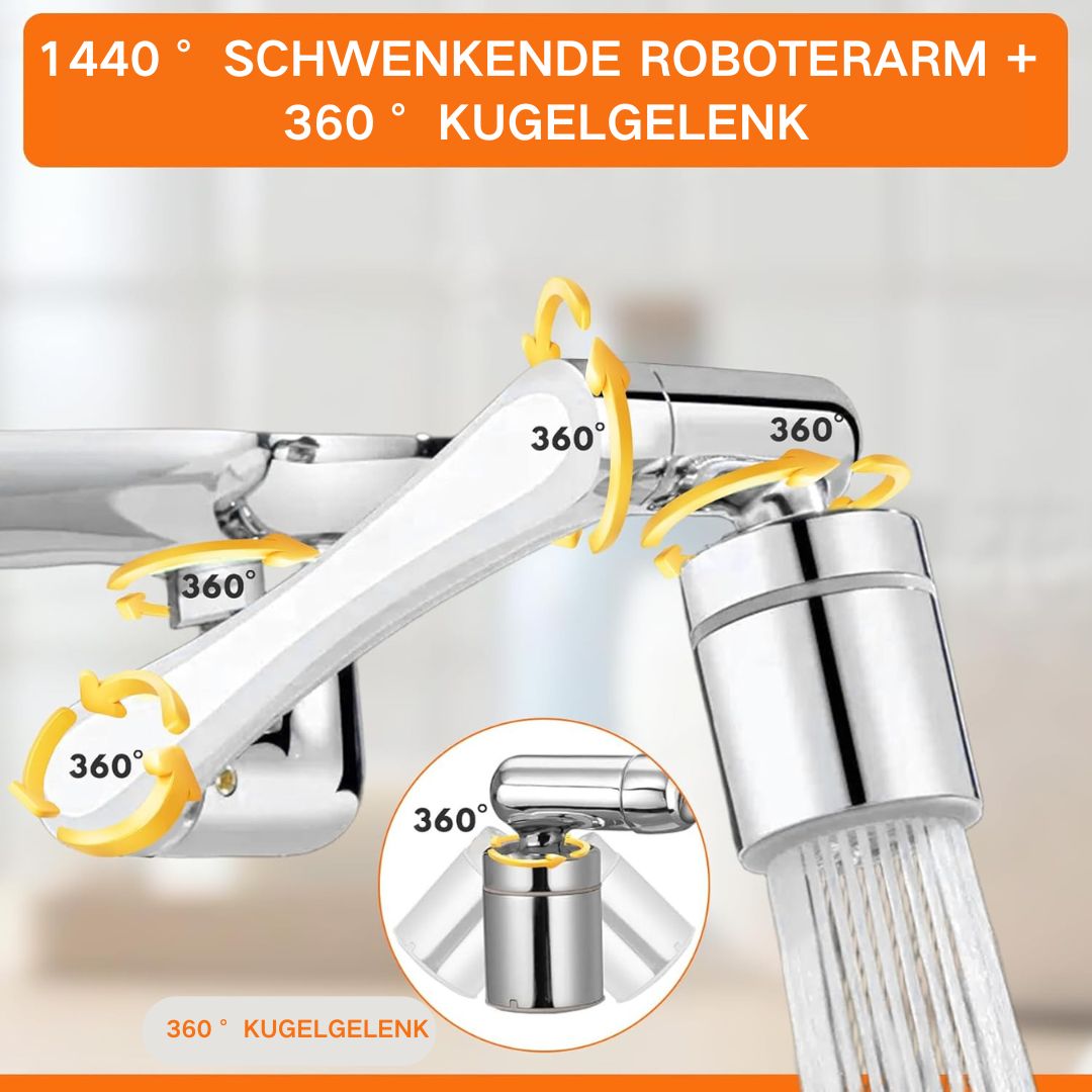 🔥Letzter Tag 49% Rabatt🚰1440° drehbarer Wasserhahn‑Perlator