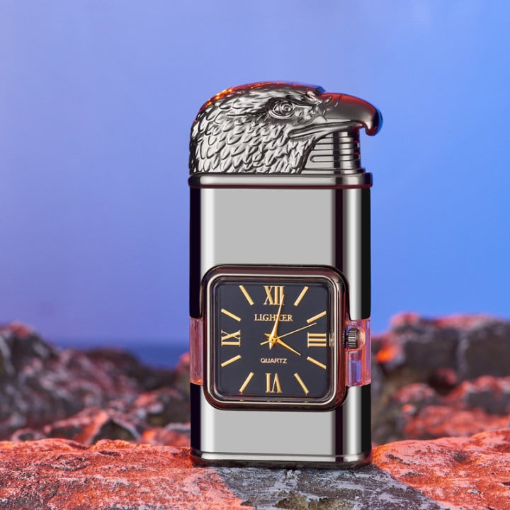 🔥Last Day 50% OFF- Windproof Lighter Vintage Watch Bezel Jet flame Torch (Buy 2 Free Shipping)