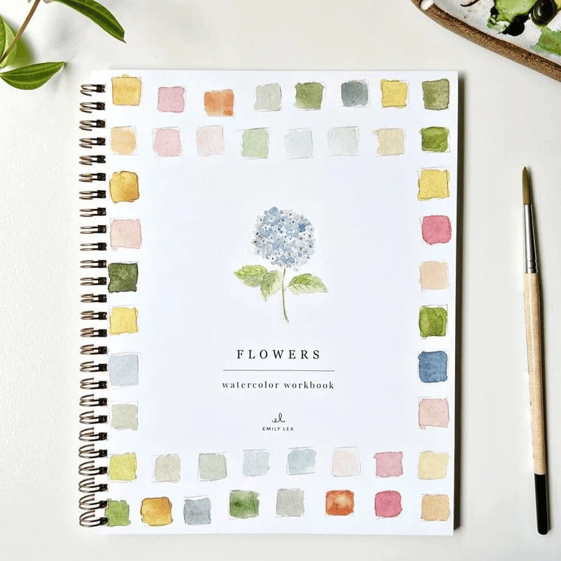 🖼️ Anfängerfreundliches 💕 Aquarell-Arbeitsbuch