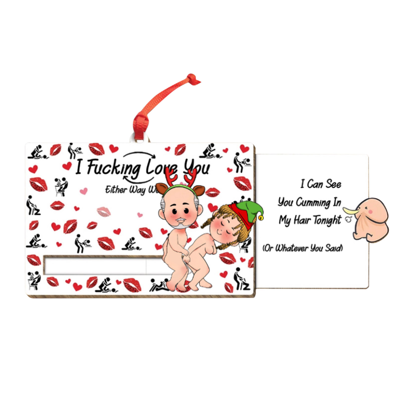 ✨TikTok Black Friday Deals - 70% OFF🎁I Love You - Personalized Wooden Slider Card