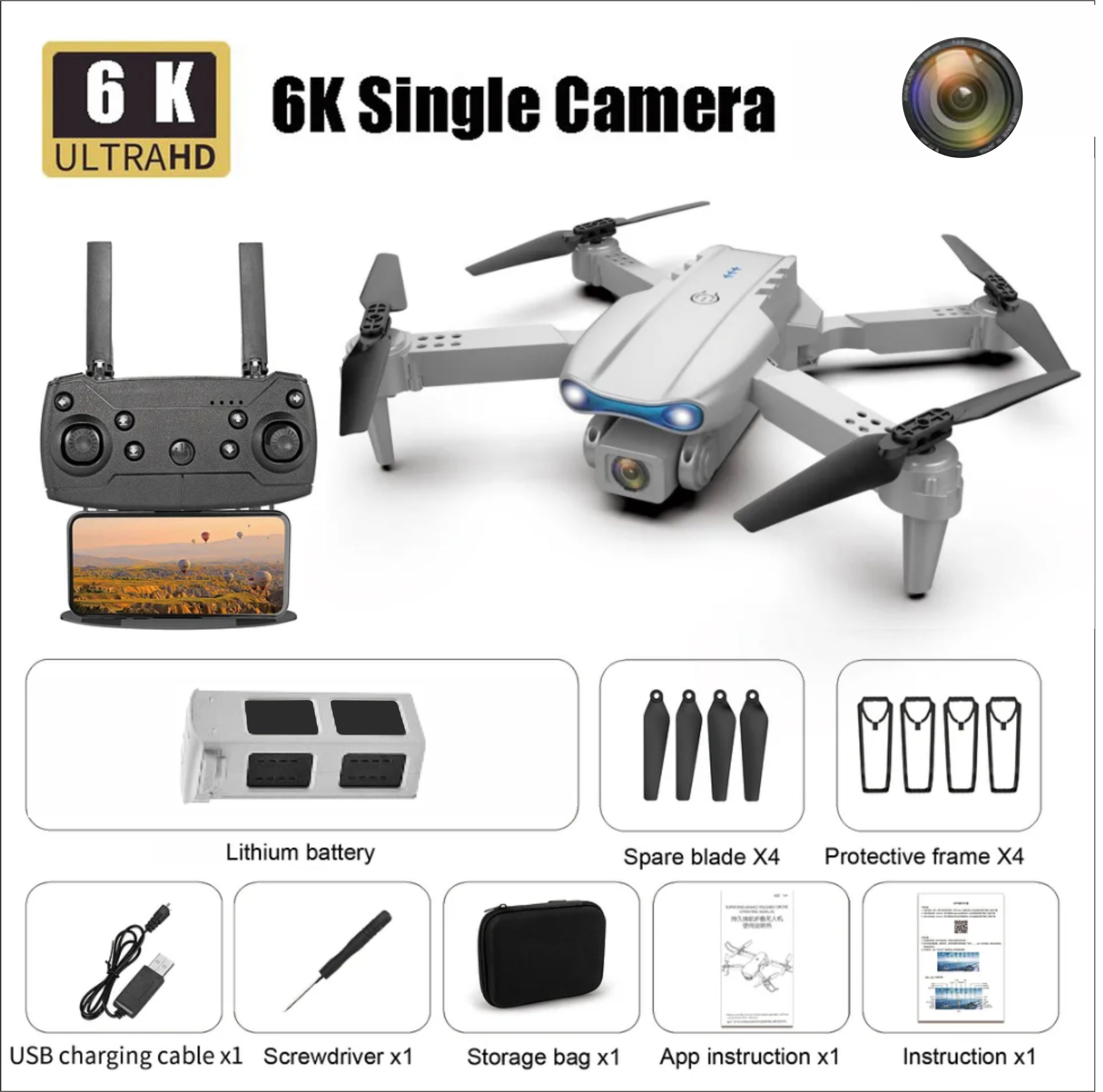 🎁Last day for the special promotion -🚁ZV1-728Drone-LATEST Drone with 6k UHD camera-Buy 2 get 20% off