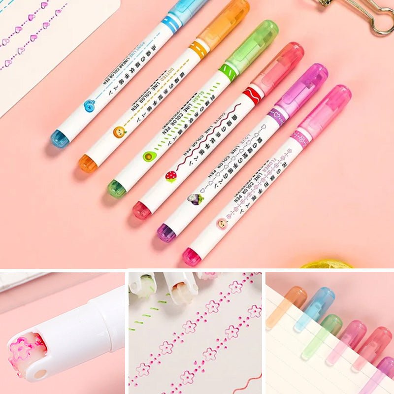 (🔥HOT SALE) Curve Highlighter Pen, Buy 2 Sets Get Extra 10% OFF & Free Shipping
