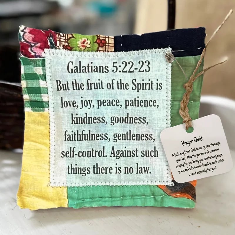 🔥Last Day Promotion 50% OFF🔥Prayer Quilt with cross inside
