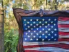 🔥Handmade Honor US Flag With Cypress Trim