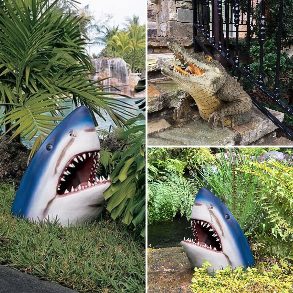 🔥Limited Time Sale 48% OFF🎉Garden Swamp Gator Statue-Buy 2 Get Free Shipping