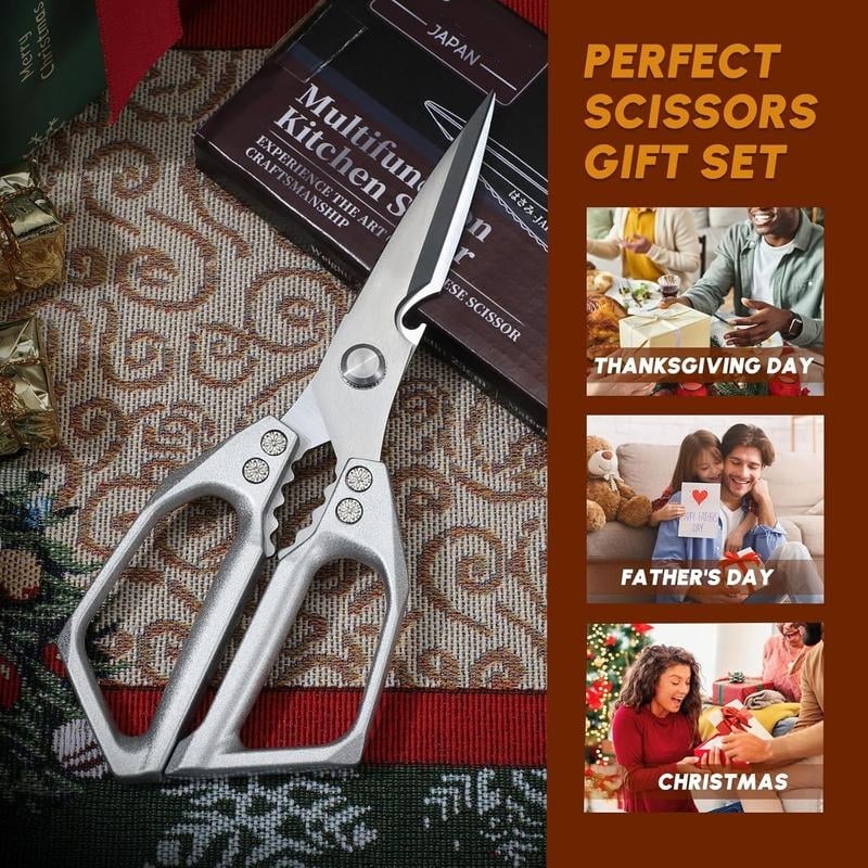 💥LAST DAY SALE 50% OFF💥Stainless Steel Kitchen Shears⚡BUY 2 FREE SHIPPING